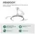 Ventilador De Techo Peabody Pe-vtrdc425b 3 Palas De Acrílico Estructura Blanco Aspas Transparente Diámetro 42 - comprar online