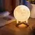 Lampara Luz Luna Led Rgb 16 Colores Control Remoto Velador Color De La Estructura Madera en internet