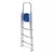 Escalera De Aluminio Plegable Tijera Mor 5102 120 Kg 4 Escalones - Isern Hogar
