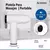 Pistola Para Masajes Portable Bateria Pro Electro Recargable Color Blanco - Isern Hogar