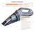 Aspiradora Inalámbrica De Mano Daewoo Davc200li 0.39l Gris