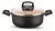 Imagen de Bateria De Cocina Aluminio Zafiro Negro/beige Mta 5 Piezas