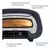 Horno Pizzero Smart-tek Panel Digital Inpietro Milano E.max1 12 Pulgadas Negro Y Plateado en internet