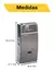 Calefactor A Gas Volcan Sin Ventilacion 2500kcal/h Color Gris Oscuro - Isern Hogar