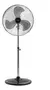 Ventilador De Pie Liliana Vpc22 Con 3 Palas De Metal Color Plata Estructura Color Negro/plata, 22 De Diámetro 220v - Isern Hogar