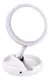 Espejo Luz Led Maquillaje Tocador Con Aumento Plegable Usb - comprar online