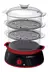 Ultracomb Vp4603 Vaporera Electrica 8.5l 900w 3 Bandejas Color Negro Y Rojo - comprar online