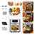 Imagen de Freidora De Aire Suono Air Fryer 10 L Con Ventana 1700 W Color Plateado