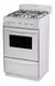 Cocina Escorial Candor S2 Gas Natural 4 Hornallas Blanca en internet