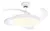 Ventilador De Techo Retráctil Peabody PE-VTRDC410B 42" Color Blanco 220V - Isern Hogar