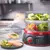 Ultracomb Vp4603 Vaporera Electrica 8.5l 900w 3 Bandejas Color Negro Y Rojo en internet