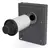 Calefactor Tb 3500 Coppens Uniqo35 Salida Concentrica Color Gris Oscuro - Isern Hogar