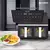 Freidora De Aire Suono Air Fryer Digital 9 Litros 1700w Color Negro