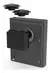 Calefactor Uniqo 3500 Tbu Uniqo35 Salida Concentrica Color Gris Oscuro - Isern Hogar