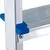 Escalera De Aluminio Tijera 3 Escalones Mor Plegable 5101 Base Antideslizante, Traba De Seguridad. Ultimo Escalon Como Plataforma Y Soporte De Aluminio Para Sujetarse - Isern Hogar