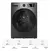 Lavarropas Whirlpool Wnq90as Frontal 9kg Inverter Titanium Color Gris Oscuro - tienda online