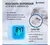 Reloj Digital Cubo Luces Led Alarma Despertador Temperatura Color Blanco