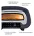 Horno Pizzero Smart-tek Panel Digital Inpietro Milano E.max1 12 Pulgadas Negro Y Plateado - Isern Hogar