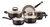 Bateria De Cocina Aluminio Zafiro Negro/beige Mta 5 Piezas - comprar online
