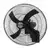 Imagen de Ventilador De Pared Liliana Vw2416 Con 4 Palas De Plástico Color Negro Estructura Color Negro, 24 De Diámetro 220v