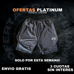 Super Promoción: 2 Short Premium Con calza + zapatillas Adidas Galaxy - Ofertas Platinum