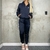 Conjunto Moletom Feminino NK Azul / Rosa - loja online