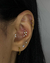 Piercing Labret Pétala zircônias - Titânio - Arievilo Piercing