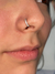 Piercing Argola cravejada com zircônias - Titânio - Arievilo Piercing