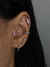 Piercing Labret Mini Cluster Zircônias Rosa - Titânio na internet
