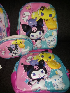 Nueva Mochila 3D + Cartuchera + Lonchera (Clases 2025) - ChicByK