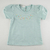 Camiseta Infantil Listrada com Bordado Floral - comprar online