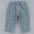 Calça veludo para bebê com estampa floral gráfico