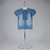Camisa Jeans Para Menina Com Babado