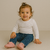 Calça Jeans Infantil Wide Leg com Brilhos - comprar online
