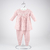 Conjunto Para Bebê Vestido E Jardineira Com Floral Bordado - Primo Amore