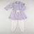 Conjunto Vestido Com Pérolas E Borboleta Para Bebê na internet