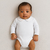Body Manga Longa Infantil com Gola Boneca e Bordado de Bolinhas - comprar online