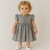 Vestido Infantil Rodado em Tricoline com Bordado Casinha de Abelha - comprar online