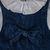 Conjunto Infantil com Jardineira Jeans e Blusinha com Babados - Primo Amore