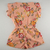Macaquinho floral tricoline babado na gola - comprar online