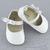 Sapatilha infantil lisa verniz velcro com laço