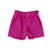 Short Sarja E Desfiado Para Menina