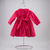 Vestido De Veludo Com Casinha De Abelha Para Menina - loja online