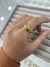 Anillo liso chunky