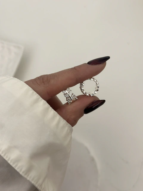 Aros Minerva blanco
