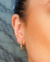Imagem do Brinco Coração com Micro Zircônias – Banhado em Ouro 18k