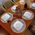 Individuais trançados para mesa de jantar, Redondo, Lavável, Resistente ao cal