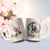 Taza ceramica con iniciales