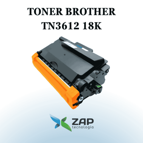 Toner Brother TN3612 DCP-L5512 DCP-L5662 HL-L6412 18K - Supry