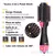Escova Profissional 3 Em 1 Seca Alisa E Modela Cabo Rotativo 110v - comprar online